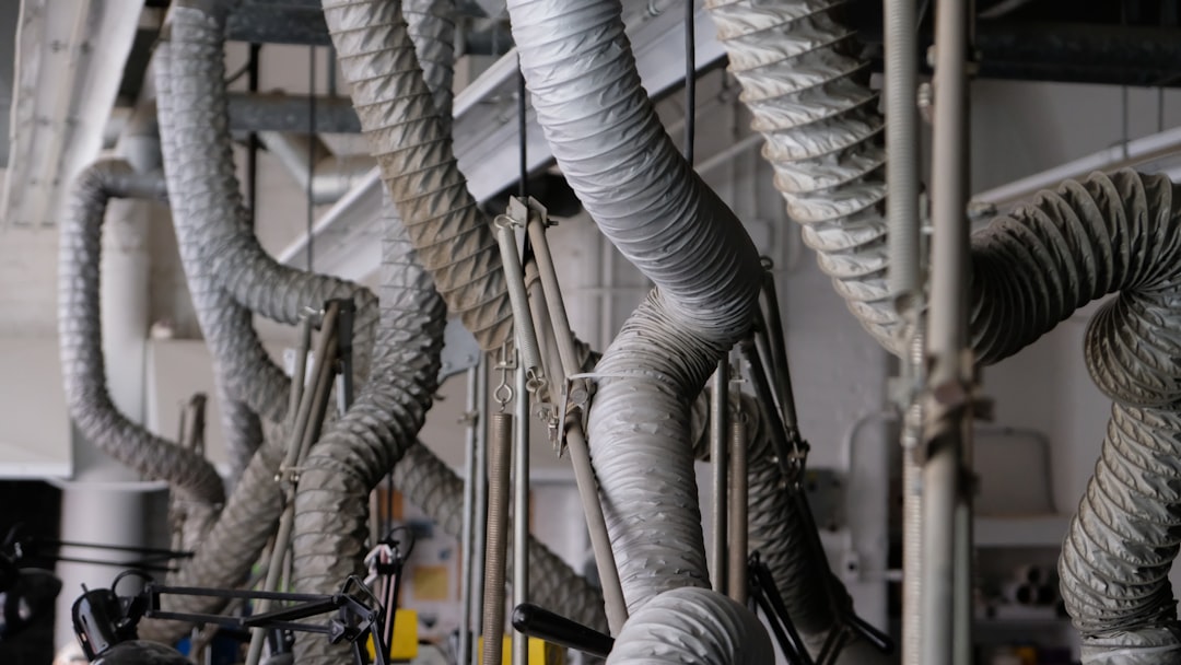 HVAC ventilation ductwork for AC duct cleaning in Dubai