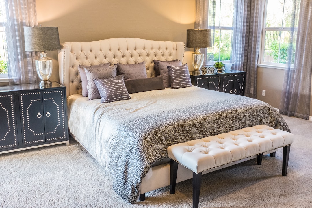 Bedroom with mattress for professional mattress cleaning service in Dubai