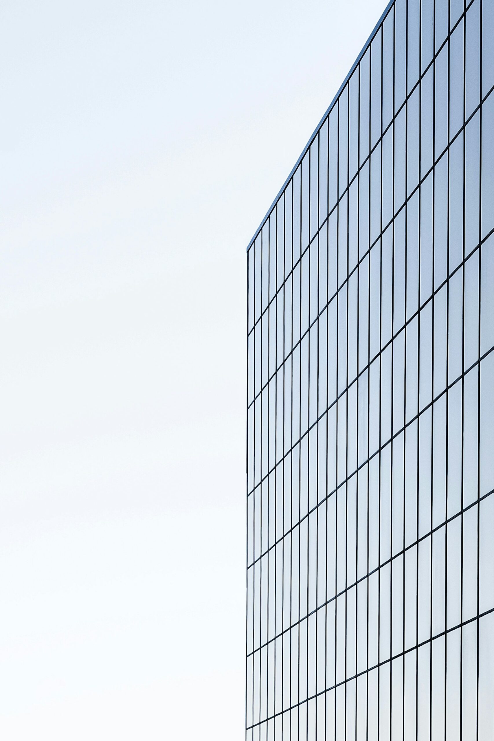 Modern glass building facade in Dubai